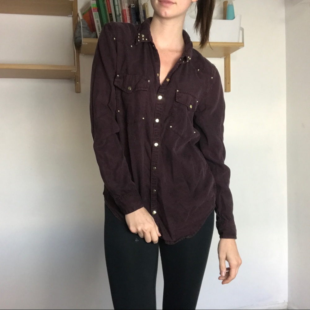 Studded Button Down